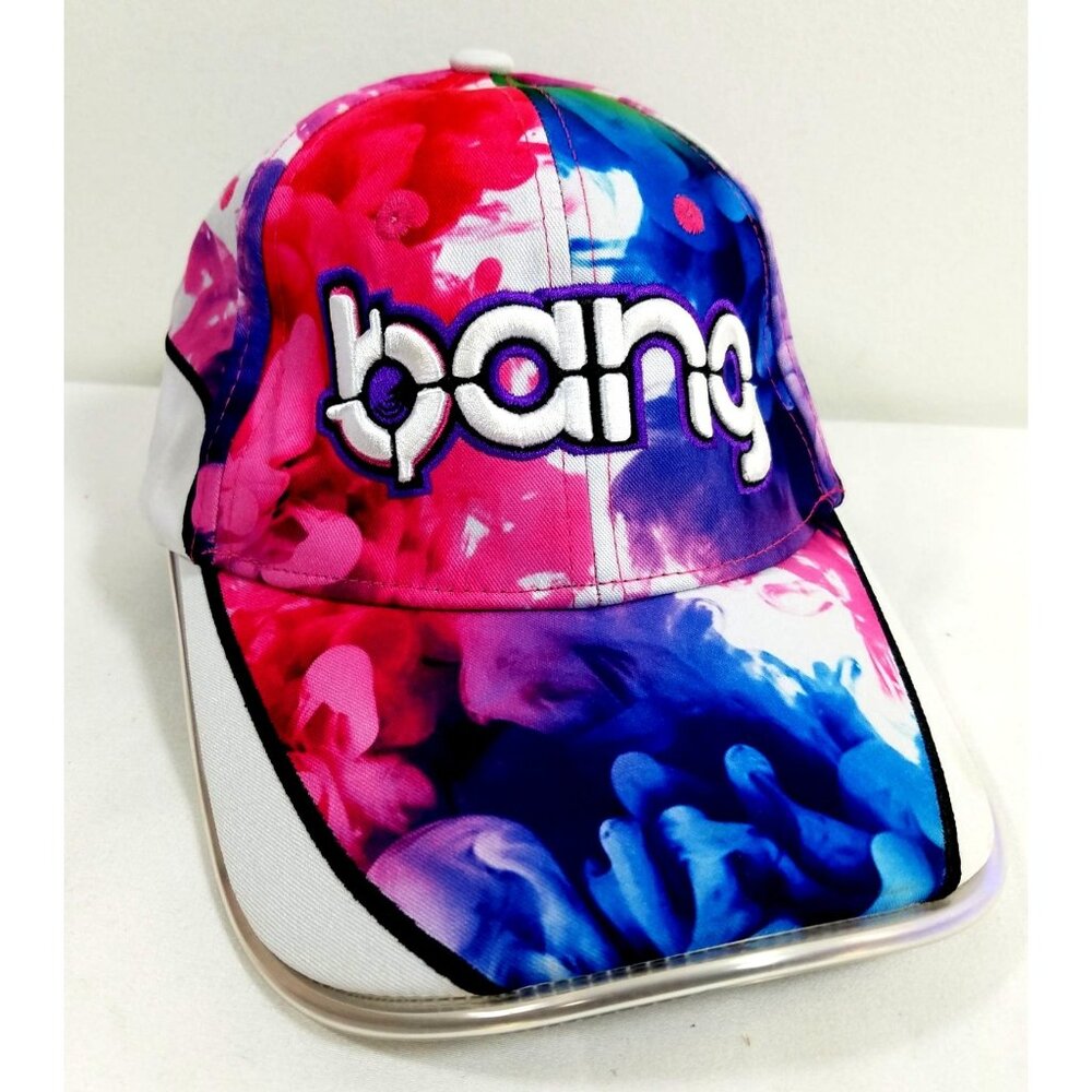 Bang Energy Sports Drink Multicolor Smoke Snapback Baseball Cap Light Up Bill